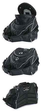 Dog Bag: Contour Messenger, available on Orange/Silver or Black Label Dog Bag: Contour Messenger, available on Orange/Silver or Black Label
